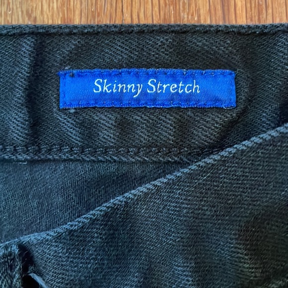 Peter Manning Designer Black Men’s Jeans tag size 31 x 25 Skinny Stretch - Picture 6 of 13